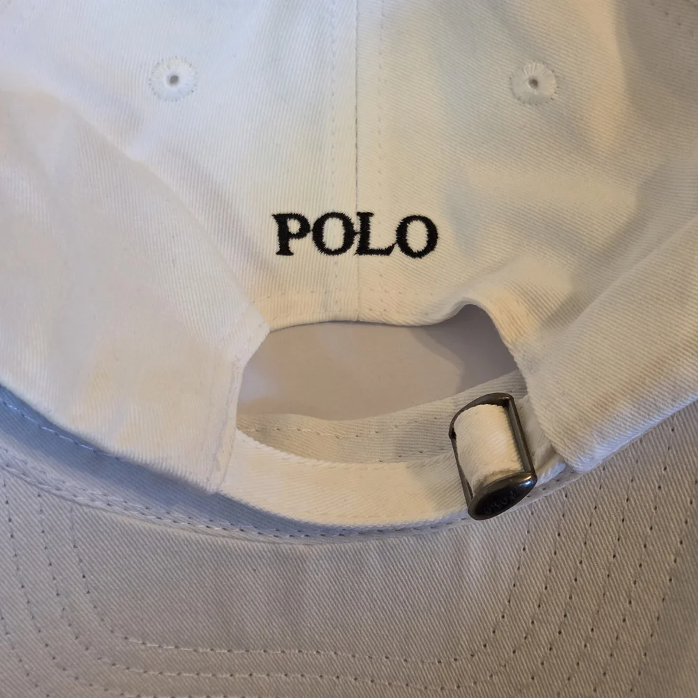 Polo by Ralph Lauren White W/ Black Cap